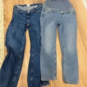 Set of 2 H&M maternity Classic Blue Women's Jeans medium